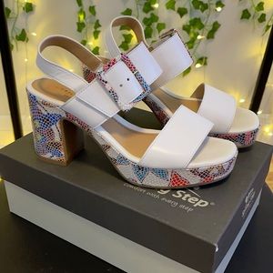 “Azucar” chunky heel sandal 8.5